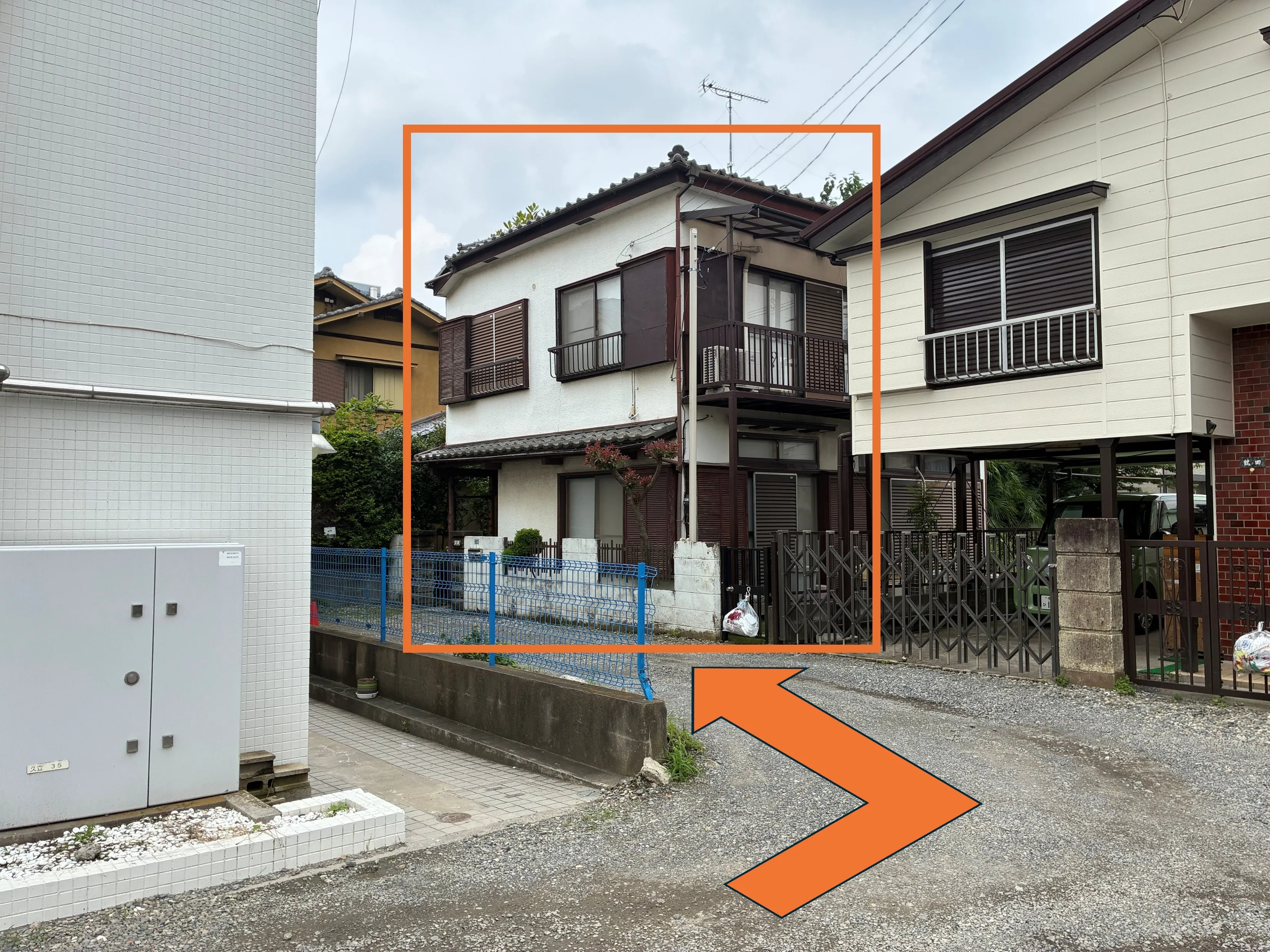 道順③：左折